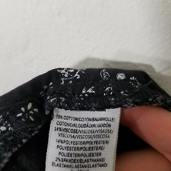 We The Free People High Waist Super Stretch Crop Jeans Size 24 - Picture 6 of 6